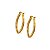Brinco Argola Ouro 18k - Diamante Cultivado 30pts - Imagem 5