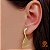 Brinco Gota Filigrana Ouro 18k - Imagem 1