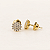 Brinco Chuveiro Rainha Ouro 18k Moissanite - Imagem 2