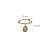 Alfinete com Pingente Agnus Dei Ouro 18k - Imagem 3