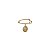 Alfinete com Pingente Agnus Dei Ouro 18k - Imagem 1