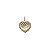 Pingente Coração Diamantado Ouro 18k - Imagem 6