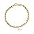 Pulseira Elo Português Infantil Ouro 18k - 15cm - Imagem 3