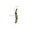 Brinco Argola Ouro 18k Pedras Naturais - Imagem 3