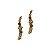 Brinco Argola Ouro 18k Pedras Naturais - Imagem 6