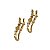 Brinco Argola Ouro 18k Pedras Naturais - Imagem 8