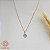 Kit Cordão + Pingente Coração Zircônia Ouro 18k - Imagem 1