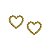 Brinco Coração Ouro 18k - Imagem 2