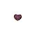 Pingente Coração Ouro 18k Zircônia Colorida - Imagem 1