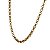 Cordão Elo Português Oco Ouro 18k - 50cm - Imagem 5