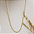 Cordão Elo Português Oco Ouro 18k - 50cm - Imagem 8