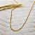 Cordão Elo Português Oco Ouro 18k - 50cm - Imagem 4