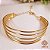 Bracelete Bold 5 Aros Ouro 18k - Imagem 1