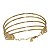 Bracelete 5 Aros Ouro 18k - Imagem 8