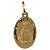 Pingente Medalha Nossa Senhora Aparecida Ouro 18k - Imagem 1