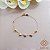 Pulseira Infantil Corações 3 Cores Ouro 18k - Imagem 1