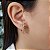 Brinco 2 Cores Ouro 18k - Imagem 5