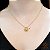 Pingente Flor Filigrana Ouro 18k - Imagem 1