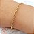 Pulseira Elo Português 3mm Ouro 18k - Imagem 1
