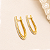 Brinco Argola Ouro 18k Moissanite - Imagem 2