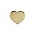 Pingente Placa Coração Ouro 18k - Imagem 1
