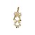 Pingente Menina Ouro 18k Zircônias - Imagem 1