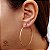 Brinco Argola Grande Ouro 18k - Imagem 1