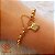 Pulseira Fecho Bolsa Pingente Ouro 18k - Imagem 1