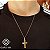 Kit Cordão Masculino Ouro 18k + Pingente Cruz Ouro 18k - Imagem 1