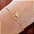 Kit Pulseira Ouro 18k + Pingente Trevo Ouro 18k - Imagem 1