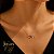 Gargantilha Love Ouro 18k Zircônias - Imagem 2