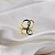 Anel Ouro 18k Com Diamantes E Esmeraldas - Imagem 2