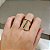 Anel Ouro 18k Com Diamantes E Esmeraldas - Imagem 6