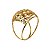 Anel Estamparia Diamantado Ouro 18k - Imagem 8