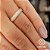 Anel Aparador Ouro 18k Zircônias - Imagem 1