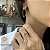 Anel Z Ouro 18k Brilhante Moissanite 15 Pts - Imagem 1