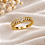 Anel Navete Aparador Ouro 18k Moissanite - Imagem 2