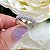 Anel Aparador Ouro Branco 18k e Moissanite - Imagem 2