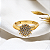 Anel Chuveiro Rainha Ouro 18k Moissanite - Imagem 3