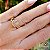 Anel Chuveiro Ouro 18k Diamantes - Imagem 1