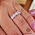 Anel Navete Ouro Branco 18k - Brilhante Moissanite 66pts - Imagem 1