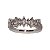 Anel Navete Ouro Branco 18k - Diamante Cultivado 66pts - Imagem 10