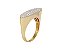 Anel Pavê Ouro 18k Brilhante Moissanite 48 Pts - Imagem 6