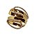 Anel Ouro 18k Zircônias - Imagem 1