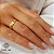 1 Aliança Casamento Ouro Amarelo 18k - Imagem 1