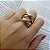 Anel Ouro 18k Diamantes - Imagem 3