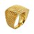 Anel Quadrado Aramado Ouro 18k - Imagem 6