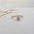 Anel Flor Ouro 18k - Diamante Laboratório 7pts - Imagem 8