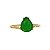 Anel Ouro 18k Quartzo Verde Gota - Imagem 9
