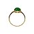 Anel Ouro 18k Quartzo Verde Gota - Imagem 5